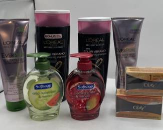 Lot 201 | L'Oreal Conditioner Shampoo, Softsoap Hand Soap Ba
