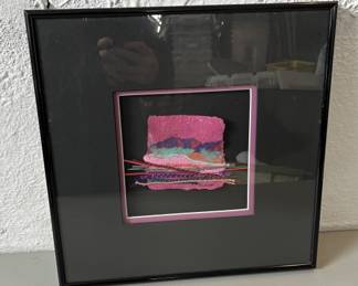 Lot 315 | Linda Kowollok Fiber Art Framed Art
