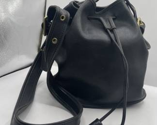 Lot 130 | Vintage Coach Legacy Leather Bucket Bag Purse
