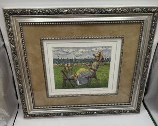 Lot 212 | Pencil Signed Lithograph "Small Talk"
