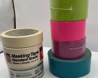 Lot 203 | Duct Tape Lot Tape Rolls Neon
