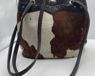 Lot 135 | American West Leather Cowhide Shoulder Bag Purse
