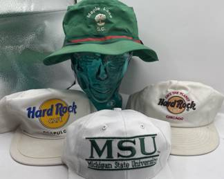 Lot 164 | 1980s 1990s Hats Caps Vintage Bucket MSU Ballcap
