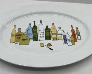 Lot 127 | Ursula Dodge "Cocktail" Platter Barware
