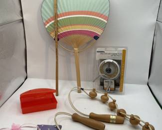 Lot 241 | Travel Accesories Luggage Scale, Fan, Scratcher,
