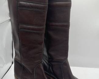 Lot 148 | Vintage Leather Knee High Boots
