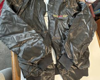 Lot 65 | Waco Classics Airplane Satin Jacket
