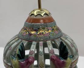 Lot 207 | Chinoiserie Potpourri Holder Candle Holder
