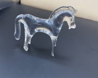 Lot 171 | Blown Art Glass 1970s Horse Figurine
