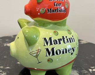 Lot 52 | Ganz Martini Money Piggy Bank Booze Savings
