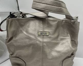 Lot 145 | Amparo Leather Shoulder Bag Purse w Dust Bag
