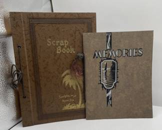 Lot 184 | Pair of Vintage Scrapbooks Memories Book

