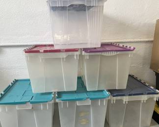 Lot 400 | Plastic Storage Bins Totes Bin Tote
