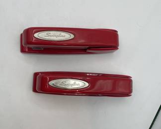 Lot 216 | Dueling Swingline Staplers Metal Stapler Duo
