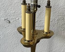 Lot 300 | Brass 3-light Table Lamp Lighting Light
