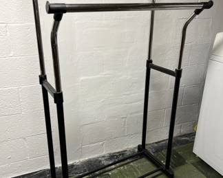 Lot 120 | Rolling Laundry Clothing Rack
