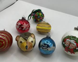 Lot 225 | Large Lot of Vintage Ornaments Silver & Unique
