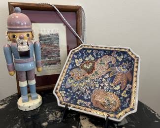 Lot 31 | Pretty Pastel Christmas Nutcracker Asian Plate
