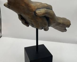 Lot 213 | Handshake on Stand Object d'Art
