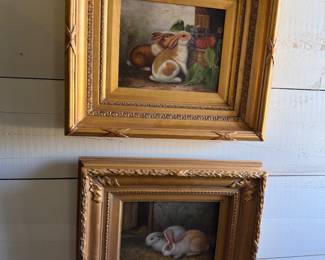 Bunny Oil Paintings