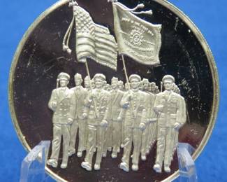 Lot 78. Postmasters of America1974 America VFW 24.86 gr sterling round