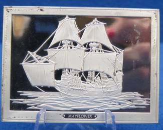 Lot 134. Sterling Silver ingot. Weighs 103 grams