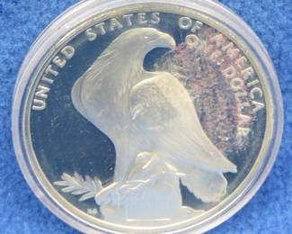 Lot 168. 1984 Proof 90% Silver Dollar