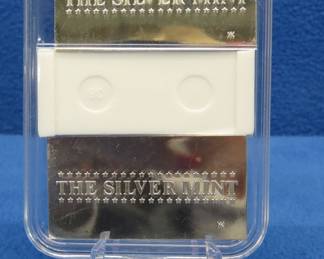 Lot 294. Two Silver Mint silver ingots .999 20 grams each