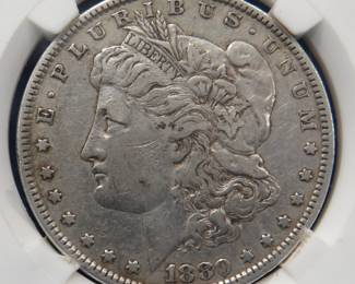 Lot 248. 1880 P Morgan silver dollar