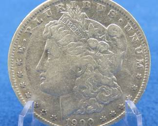 Lot 18. 1900 O Morgan Silver Dollar