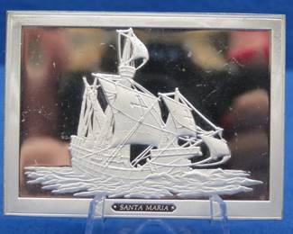 Lot 138. Sterling Silver ingot. Weighs 101 grams