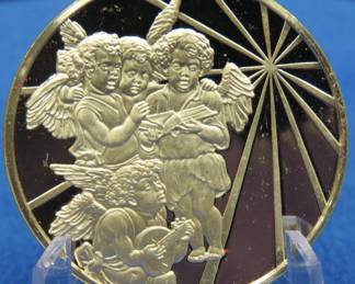 Lot 84. Postmasters of America 1973 Heavenly Hosts 25.14 gr sterling round