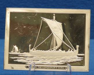 Lot 133. Sterling Silver ingot. Weighs 104 grams