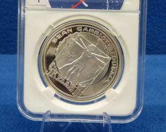 Lot 297. NASA Proof sterling round 19.9 grams