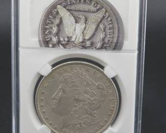 Lot 353. 1896 P Morgan Silver Dollar