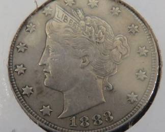 Lot 21. 1883 V Nickel