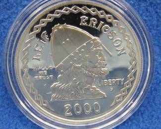 Lot 169. 2000 90% Silver Proof Dollar