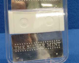 Lot 296. Two Silver Mint sterling ingots 20 grams each