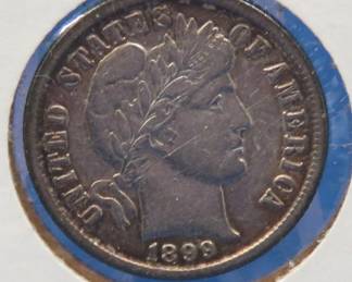 Lot 51. 1899 Barber Dime