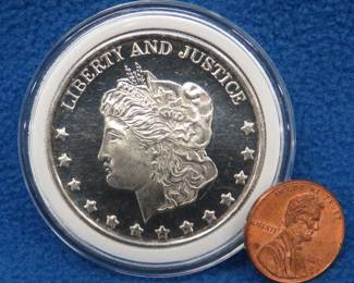 Lot 301. Northstar Mint silver round. One ounce of .999 fine silver.