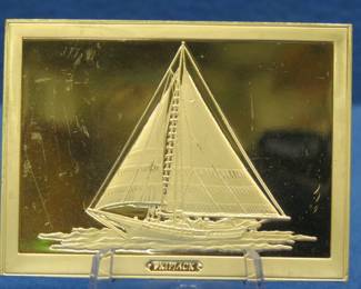 Lot 137. Sterling Silver ingot. Weighs 101 grams