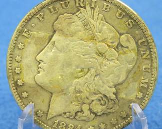 Lot 48. 1884 P Morgan Silver Dollar