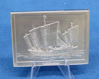 Lot 62. .999 Silver Ingot weighing 100 gr