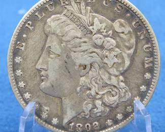 Lot 49. 1892 O Morgan Silver Dollar