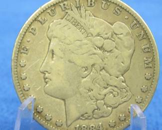 Lot 214. 1884 O Morgan Silver Dollar