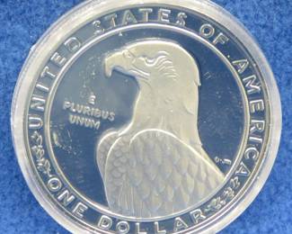 Lot 166. 1983 Proof 90% Silver Dollar