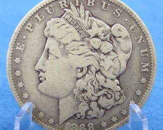 Lot 14. 1888 O Morgan Silver Dollar