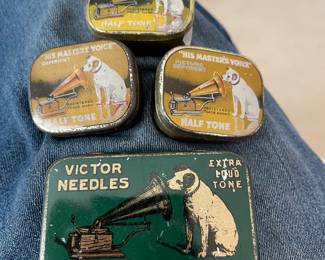 RCA Dog Tins with Needles