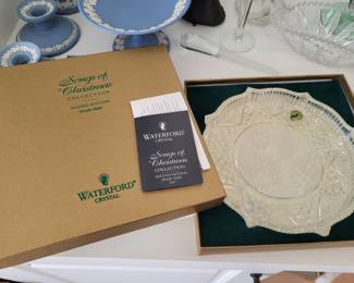 Waterford Plate and Waterford Ornaments