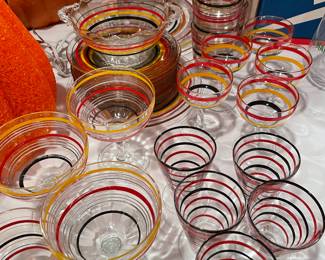 Vintage Glassware, Plates, Decanter